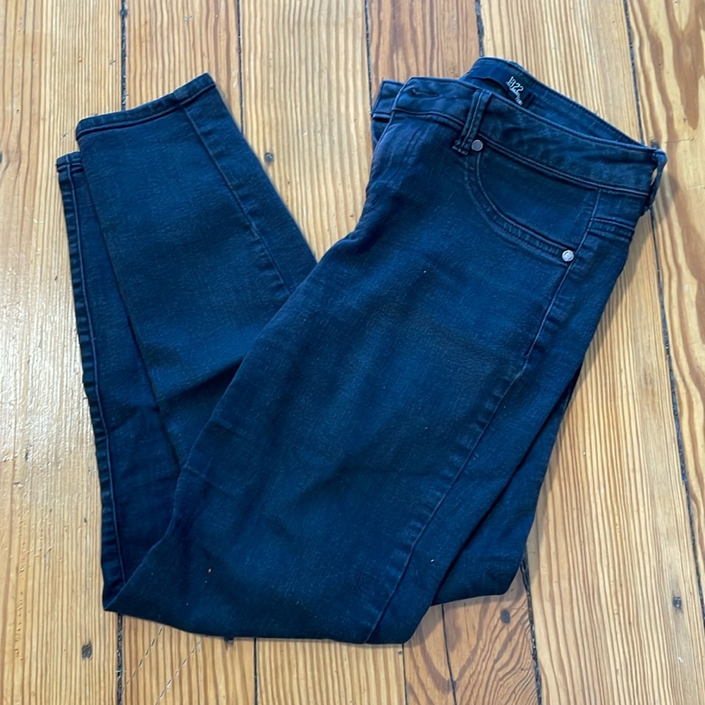 Black jeggings size 10